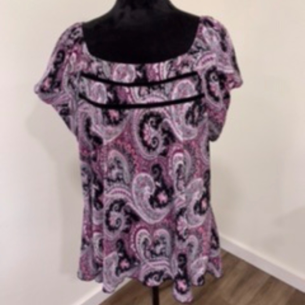 Purples & Black career top